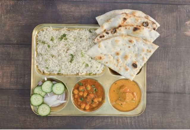 Chicken Thali at Makkar Kitchen Winnipeg - Authentic Indian, Punjabi, North Indian